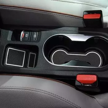 Противоскользящий коврик для паза под дверь Renault Captur 2 2019-2025, нескользящая накладка на дверной паз, аксессуары для интерьера, подстаканник