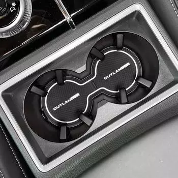 Противоскользящий коврик для пазов под дверцу для Mitsubishi Outlander 2025 + нескользящая накладка на дверной паз, аксессуары для интерьера, подстаканник 18pcs