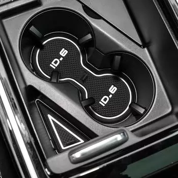 Противоскользящий коврик для пазов под дверцу для VW ID.6 ID6 X Crozz ID6X Нескользящая накладка на дверной паз Аксессуары для интерьера Подстаканник 17pcs