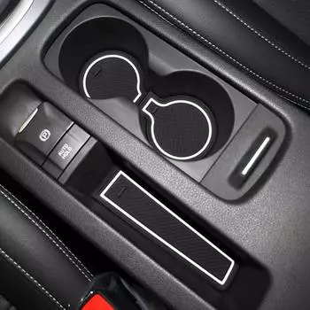Противоскользящий коврик для подстаканника для Hyundai Kona 2017 2018 Kauai Door Groove Pad Cup Holder Accessories Interior Accessories