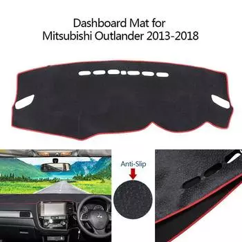 Противоскользящий коврик для приборной панели, подходящий для Mitsubishi Olander 2013-2018 с правым рулем, чехол для приборной панели