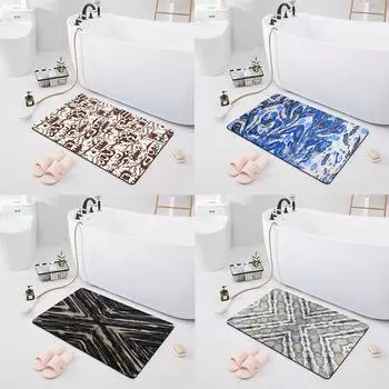 Противоскользящий коврик для ванной комнаты, дверной коврик, ванная комната, туалет, пол, душевая комната, коврик для ванны, кухонный коврик 40x60cm