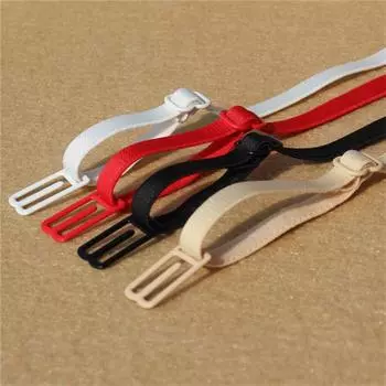 Противоскользящий ремень с пряжкой Ремень для бюстгальтера Плечевой ремень Нижнее белье Плечевой ремень с пряжкой Нескользящий ремешок 21cm белый