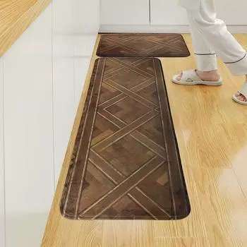 Противоскользящий, впитывающий и устойчивый к усталости коврик - прочный, моющийся, подходит для кухонных и ванных ковриков, кухонный впитывающий ковер A 40cmx60cm