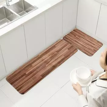 Противоскользящий, впитывающий и устойчивый к усталости коврик - прочный, моющийся, подходит для кухонных и ванных ковриков, кухонный впитывающий ковер 400mm x 600mm