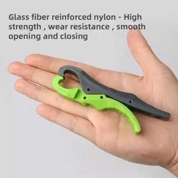 Противоскользящий захват для губ рыбы, легкий портативный мини-захват для рта рыбы, ручной контроль рыбы серый