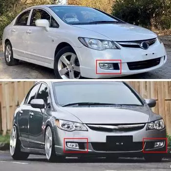 Противотуманная фара, сигнальная лампа, подходит для Honda Civic FD1 FD2 2006-2011 CIIMO 2012-2015, противотуманная фара на передний бампер без лампочки, автомобильные аксессуары