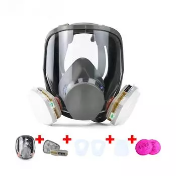 Противотуманная маска 6800, полнолицевая маска для промышленного окраски, распылительный респиратор, защитный рабочий фильтр, защита от формальдегида