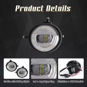 Противотуманные фары для Mazda RX-8 MPV 6 5 3 2 CX-7 CX-5 CX-9 MX-5/Miata Auto Led Halogen Fog Lamp Waterproof Car Accessories