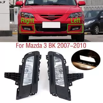 Противотуманные фары переднего бампера автомобиля для Mazda 3 M3 BK 2007 2008 2009 2010 противотуманные фары с Left