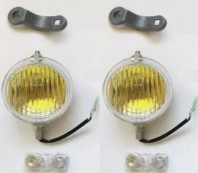 Противотуманные фары Toyota Land Cruiser LH RH, комплект оригинальных FJ40 FJ43 FJ4# BJ4# OEM