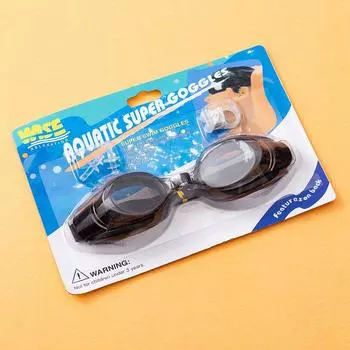 Противотуманные прозрачные очки для плавания, очки для дайвинга для взрослых и детей, бесплатные беруши с зажимом для носа, регулируемая эластичность