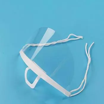Противотуманный прозрачный лицевой щиток для работников пищевой промышленности, коммерческих ресторанов, отелей, официантов, шеф-поваров, салонов красоты белый