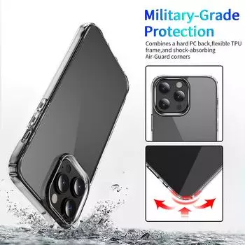 Противоударный акриловый чехол военного класса для Iphone 14 13 12 Mini 11 Pro Xs Max X Xr 7 8 Plus Se 2020 For iPhone 12 Pro