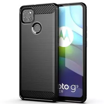 Противоударный бампер для Moto G9 Power Чехол для Moto G9 Power Чехол Мягкий силиконовый защитный бампер для телефона Moto G9 Power E6S Moto One For Moto G9 Power чёрный