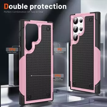 Противоударный чехол 2 в 1 с защитой от царапин для Samsung Galaxy S23 Ultra S21 Fe S22 Plus A53 A54 A14 A13 A33 A73 A52 A52s, чехлы for Galaxy s21 plus