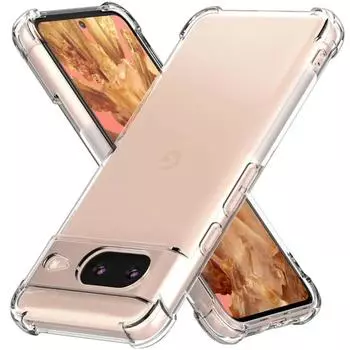Противоударный чехол Airbag TPU для Google 8A 8 7 6 Pro 7A 6A Прозрачный защитный ультратонкий прозрачный чехол с полной защитой Google Pixel 6 чистый