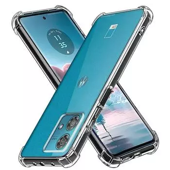 Противоударный чехол Airbag TPU для Motorola Moto Edge 40 Neo, защитный чехол, ультратонкий, мягкий, прозрачный, с полной защитой For Moto Edge 40 чистый
