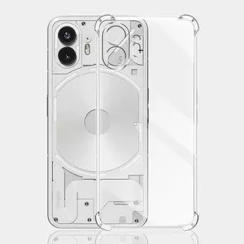 Противоударный чехол Airbag TPU для Nothing Phone 2 Coque прозрачный мягкий силиконовый чехол для телефона Nothing Phone2 защитная задняя крышка Funda For Nothing Phone 2