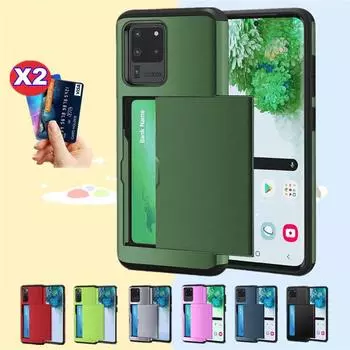 Противоударный чехол-бумажник с отделением для карт для Samsung S23 S22 S21 S20 Ultra Plus S21FE S10 Plus Note20 iPhone 15 14 13 12 11 Pro Max XS MAX XR 8 7+ Samsung S8 белый