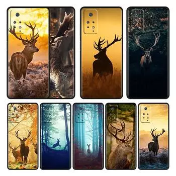 Противоударный чехол Celular Funda для Xiaomi Redmi 9S 9A 11 Pro K40 9 9T 8 10 7 9C 8T K40S 10C камуфляж для охоты на оленей Redmi Note 7