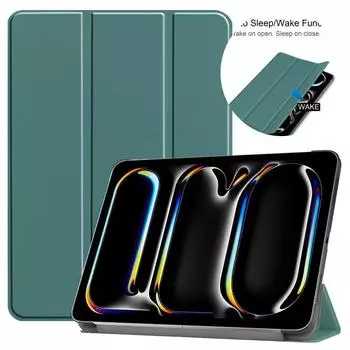 Противоударный чехол для Apple iPad Pro 11 2024, 11-дюймовый складной магнитный чехол из искусственной кожи для iPad Pro11 дюймов 2024 M4, детский чехол для планшета For iPad Pro 11 2024