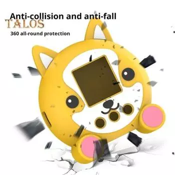 Противоударный чехол для интерактивной цифровой игрушки, силиконовый чехол, ударопрочный, износостойкий, простой в установке, силиконовый защитный чехол для Punirunes жёлтый