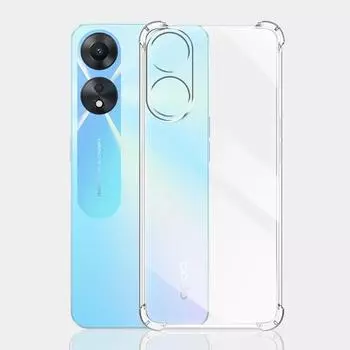Противоударный чехол для OPPO A58 Shell Clear Silicone Soft Cover Coque для OPPO A58X Oppo A18 A38 Phone Cases For A78 Fundas For Oppo A58 4G