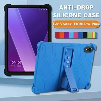 Противоударный чехол для планшета Vortex T10M Pro Plus 10,1 дюйма Baken D10A 10,1 дюйма, мягкая силиконовая подставка, регулируемый защитный чехол красный