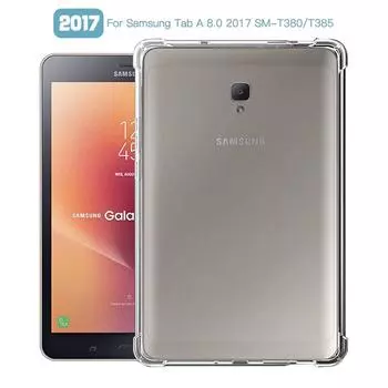 Противоударный чехол для Samsung Galaxy T380 8 , T377 8 , T387V 8 , силиконовый прозрачный чехол из ТПУ, чехол Fundas TAB E T377 8 чистый