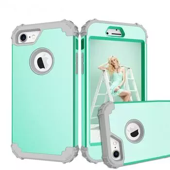 Противоударный чехол для телефона для Iphone 14 13 12 11pro Max Xr X Xs Max 14plus 3-слойный гибридный защитный чехол для всего тела с защитой от ударов For iPhone 13 розового золота