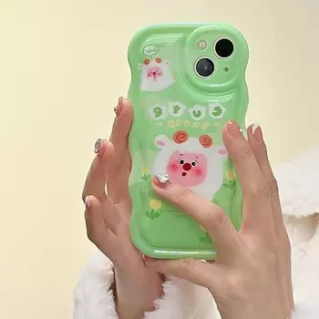 Противоударный чехол для телефона Ins с рисунком 3d овцы для Iphone 14 Pro Max Plus 13 12 11 Promax Flower, милая задняя крышка в виде ракушки For iphone 14promax