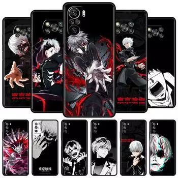 Противоударный чехол для Xiaomi Mi Poco X3 NFC M3 Pro F3 GT X2 F1 11T 10T Note 10 9T, мягкий силиконовый чехол для телефона в стиле аниме Tokyo Ghoul Capa Mi 10T