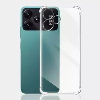 Противоударный чехол для Xiaomi Poco M6 Pro Прозрачный силиконовый мягкий чехол для телефона Xiaomi Poco M5 M4 M4 Pro Xiaomi Poco M3 M3 Pro Fundas For Poco M6 Pro 5G