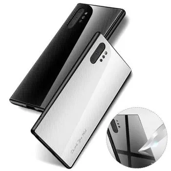 Противоударный чехол из закаленного стекла для телефона Galaxy Cover для Samsung Plus S20 S10 A30 for Samsung A10* белый