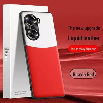 «Противоударный чехол из жидкой кожи для Honor 60 Pro, защищает от падений и пятен, поставляется отдельно». Honor 60 Pro белый/серый