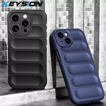 Противоударный чехол KEYSION для iPhone 11 Pro Max XR XS, мягкий силиконовый противоскользящий чехол для задней панели телефона iPhone SE 2022 2020 6s 7 8 Plus for iPhone 6 6s вино красного