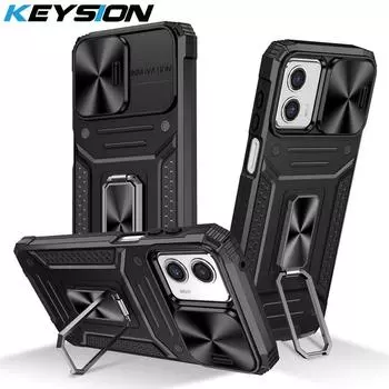 Противоударный чехол KEYSION для MOTO G 5G 2023, защитная подставка для объектива камеры, чехол для телефона Motorola G Stylus G Power G Play for MOTO G 5G 2023 красный