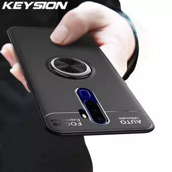 Противоударный чехол KEYSION для OPPO A9 A5 2020 A11X, мягкий силиконовый чехол-подставка с магнитным кольцом, задняя крышка для телефона
