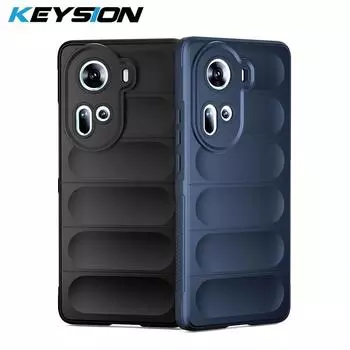 Противоударный чехол KEYSION для OPPO Reno11 Pro 5G 10 Pro 5G, противоскользящая мягкая силиконовая задняя крышка для телефона OPPO Reno 9 Pro 7 Pro 5G for OPPO Reno7 5G вино красного