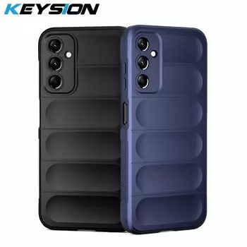 Противоударный чехол KEYSION для Samsung A25 5G A15 A54 A34 A24 A14 LTE A13, противоскользящий мягкий силиконовый чехол для телефона Galaxy A05S A04S for Samsung A25 5G красный