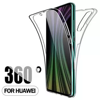 Противоударный чехол на 360 градусов для Huawei P40 P30 Y5 Y6 Y7 2019 Y5P Y6P Y7P P Smart 2020 2021 Honor 30i 30S 20S 20 Pro 10 Lite 10i 8X 8A 9X 9C 9S 9A Nova5t чехол Huawei P30 чистый