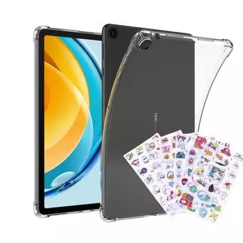 Противоударный чехол с 4 подушками безопасности для Huawei MatePad SE 2022, чехол AGS5-L09/W09 10,4 дюйма Ags3K-W20/AL20 10,1 дюйма, прозрачная задняя крышка из ТПУ SE 2022 10.1 Glass чистый