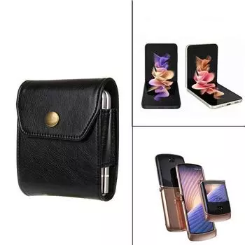 Противоударный чехол с держателем ремня без отпечатков пальцев для Samsung Galaxy Z Flip 4 3 5g Flip4 Flip3 для Motorola Razr 5g, полные чехлы розовый