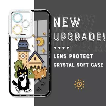 Противоударный чехол с изображением астронавта и кристаллом, полное покрытие, защита камеры, прозрачный мягкий чехол для телефона Xiaomi Redmi Redmi 10