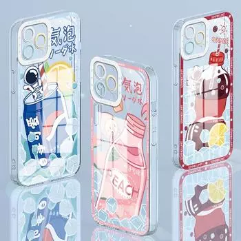 Ударопрочный чехол с изображением астронавта из мультфильма, полноразмерная защита камеры, прозрачный мягкий чехол для телефона Vivo Motorola Vivo S1