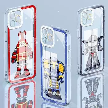 Ударопрочный чехол с изображением астронавта из мультфильма, полноразмерная защита камеры, прозрачный мягкий чехол для телефона Vivo Motorola Vivo S1