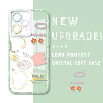 Противоударный чехол с изображением астронавта и кристаллом, полное покрытие, защита камеры, прозрачный мягкий чехол для телефона Xiaomi Redmi Redmi 10