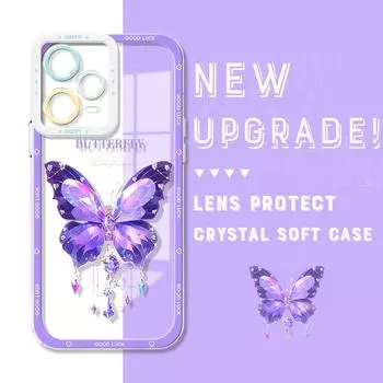 Противоударный чехол с изображением астронавта и кристаллом, полное покрытие, защита камеры, прозрачный мягкий чехол для телефона Xiaomi Redmi Redmi Note 10