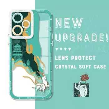 Противоударный чехол с изображением астронавта и кристаллом, полное покрытие, защита камеры, прозрачный мягкий чехол для телефона Xiaomi Redmi Xiaomi Poco M6 5G